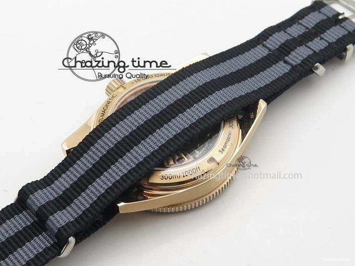 0713 Seamaster 300 Master Co-Axial Liquidmetal V6F Best Edition RG On RG Bracelet A8400 (Free Nylon Strap) Resilient 8265